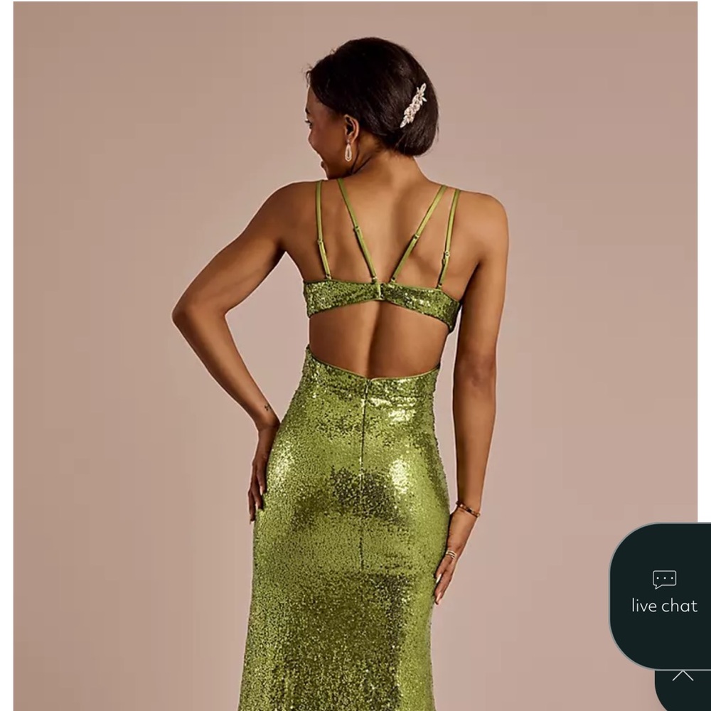NEW Jules and Cleo Elegant Green Sequin Dress